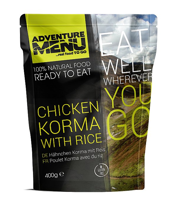 Adventure Menu Kuře Korma s rýží, jednoporce